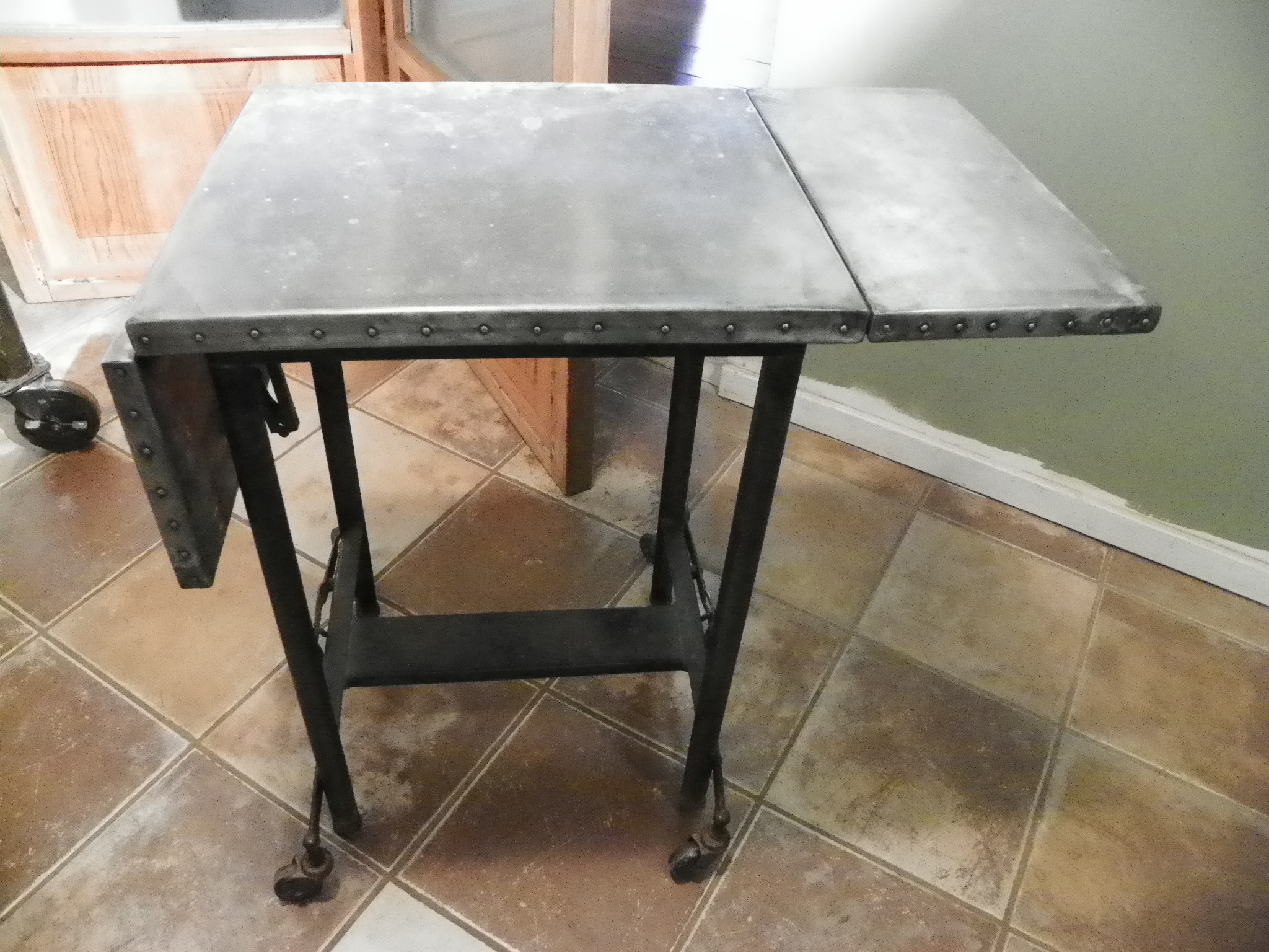 Zinc Top Antique Typing Desk Stissing Design